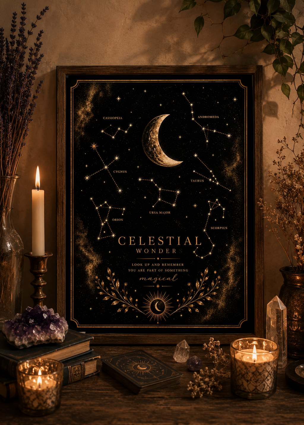 Celestial Wonders | Vintage Constellation Printable Wall Art