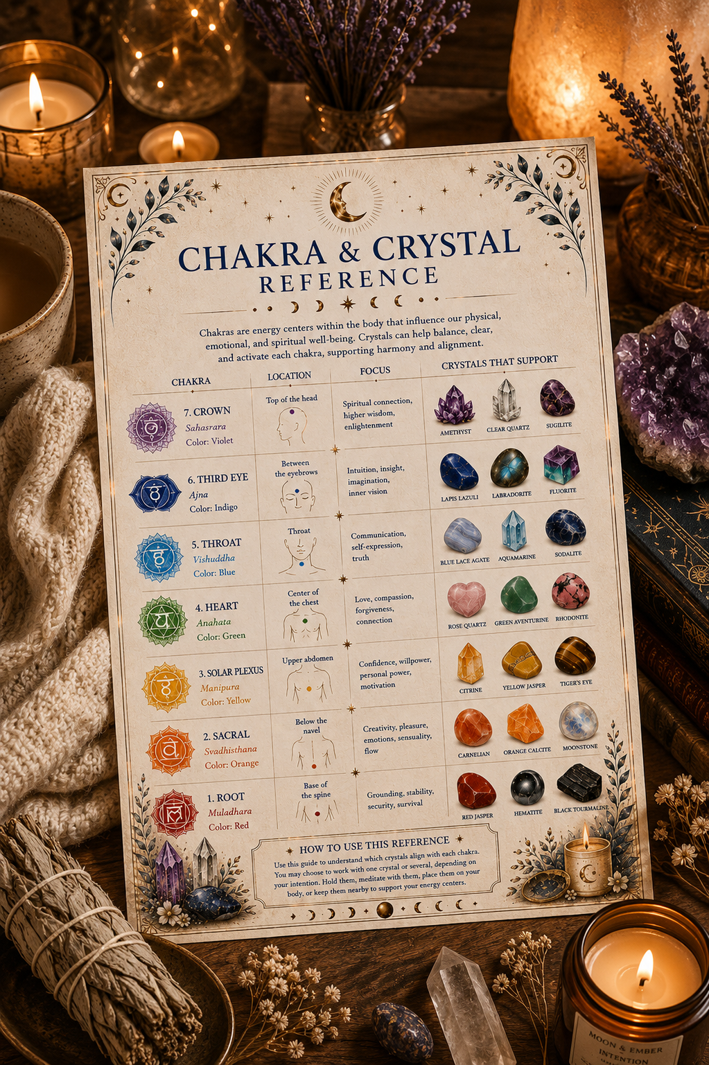 Crystal Companion | Printable Crystal Guide