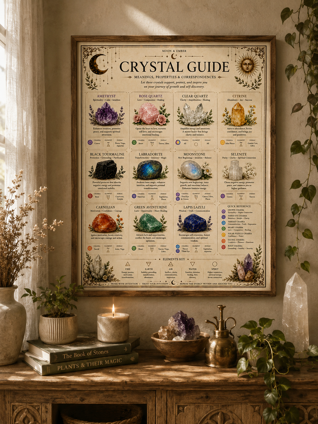 Crystal Reference Poster
