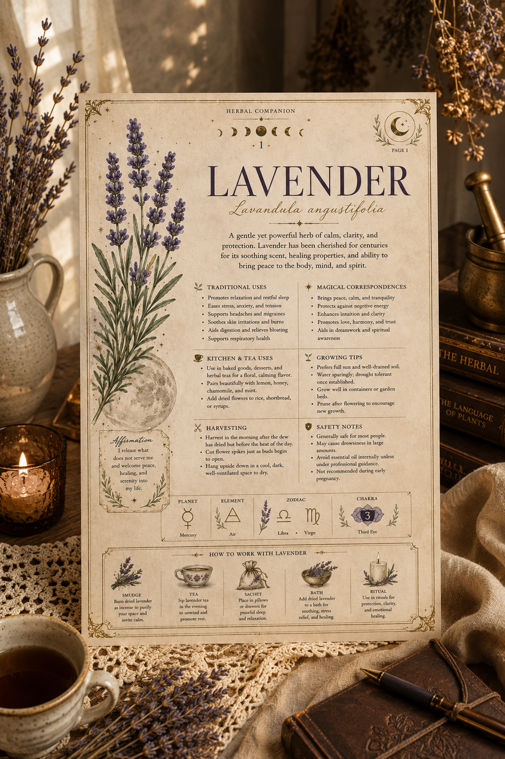 Herbal Companion | Printable Herbal Guide