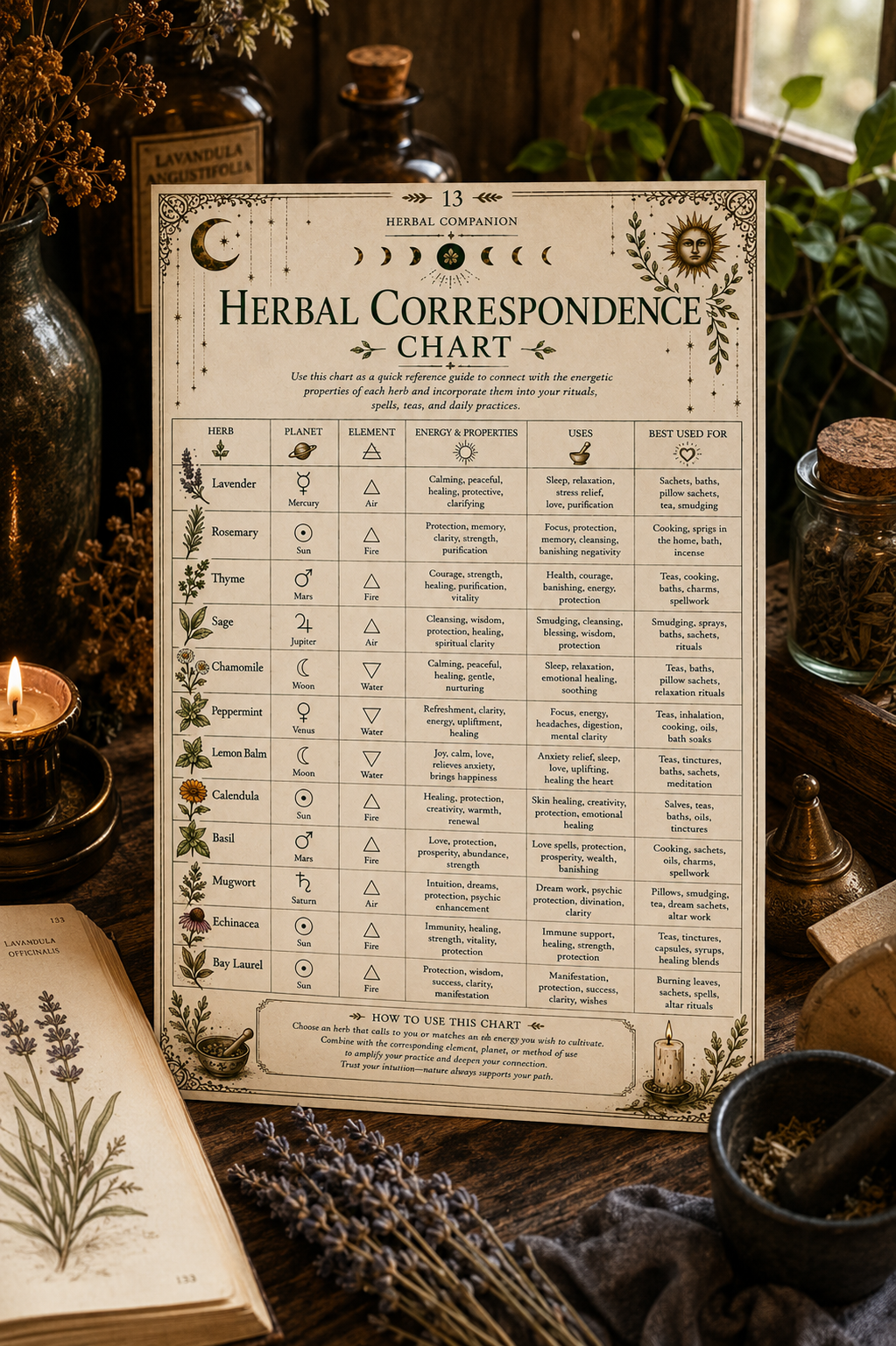 Herbal Companion | Printable Herbal Guide