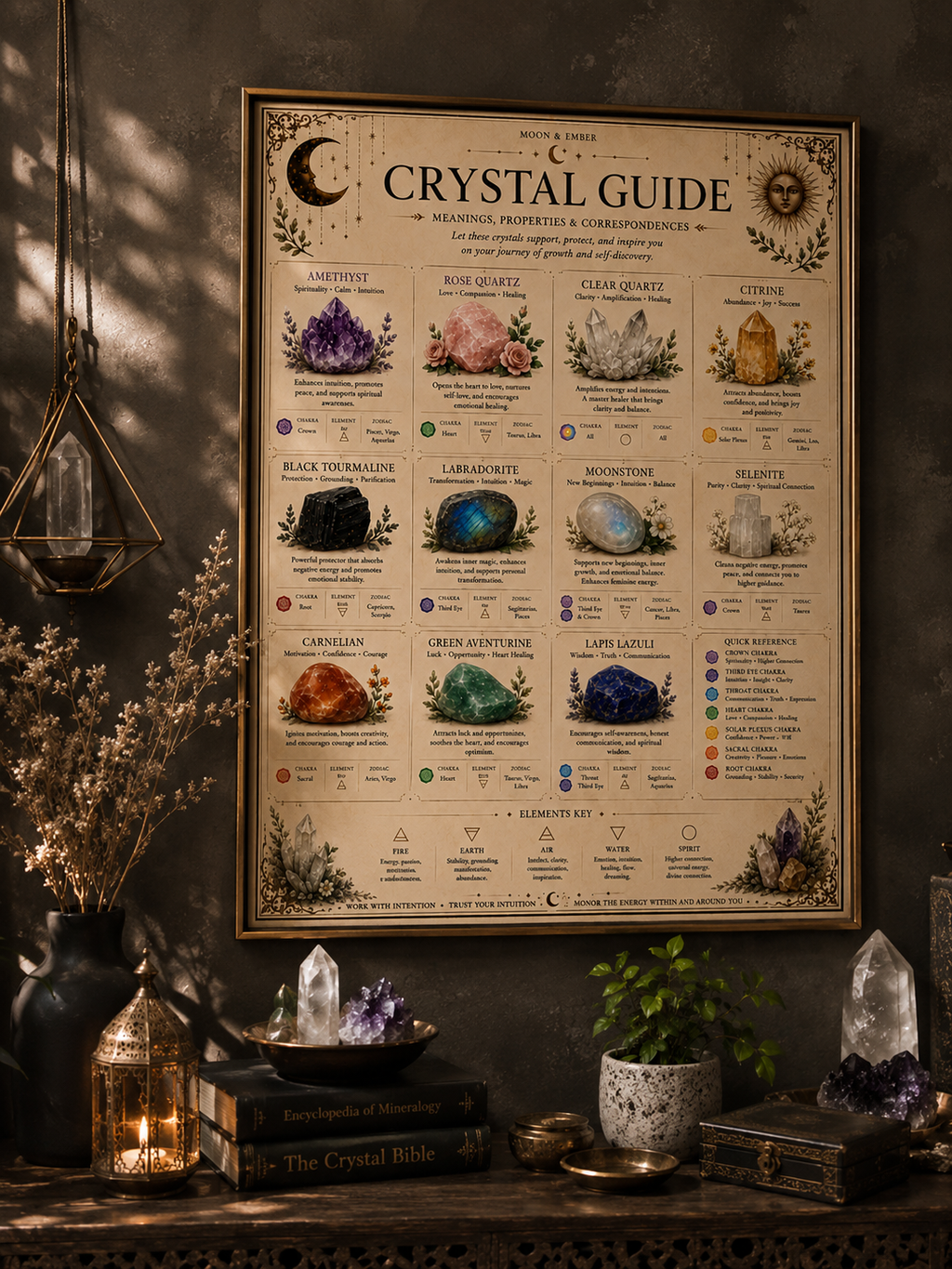 Crystal Reference Poster