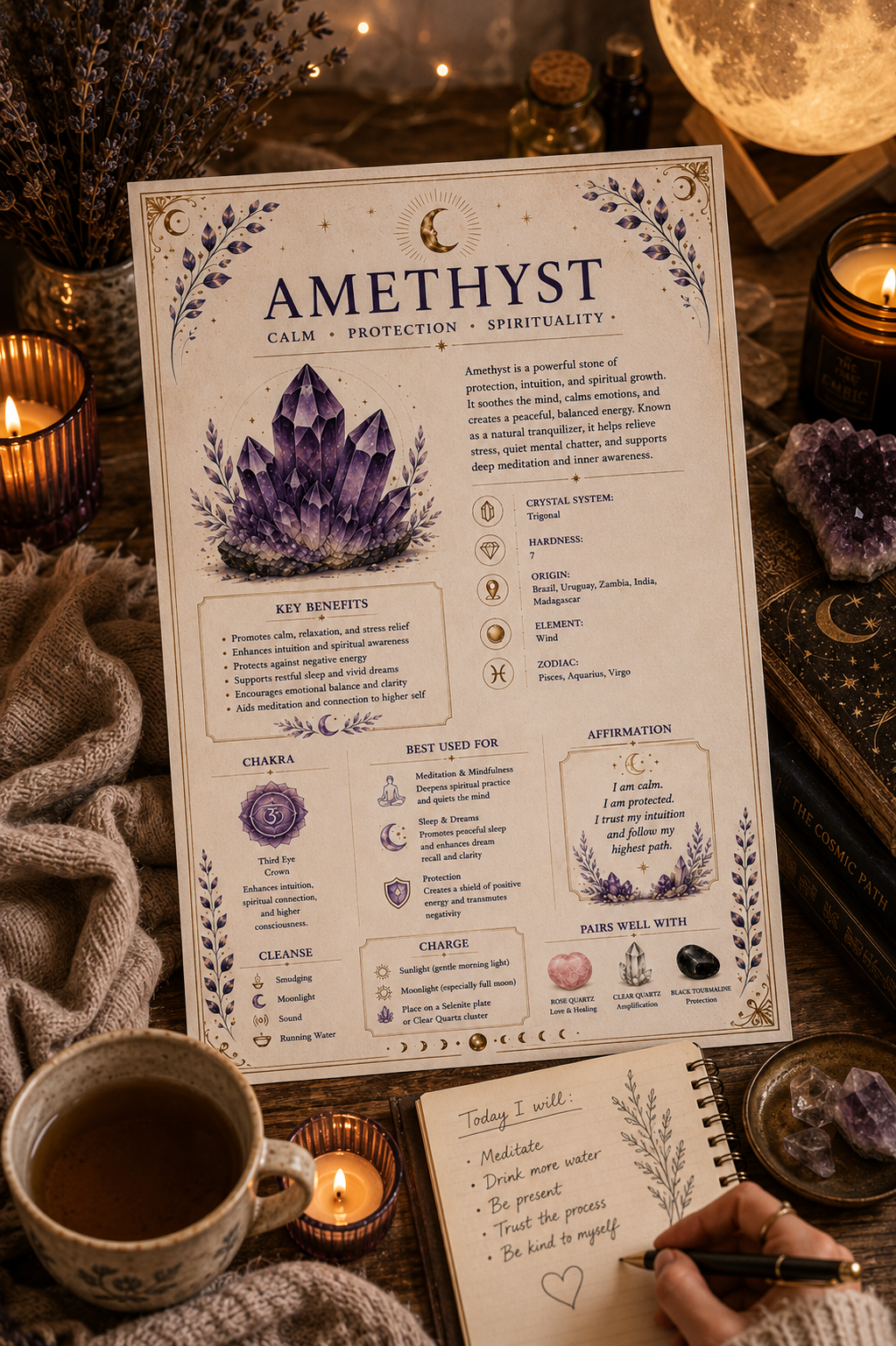 Crystal Companion | Printable Crystal Guide
