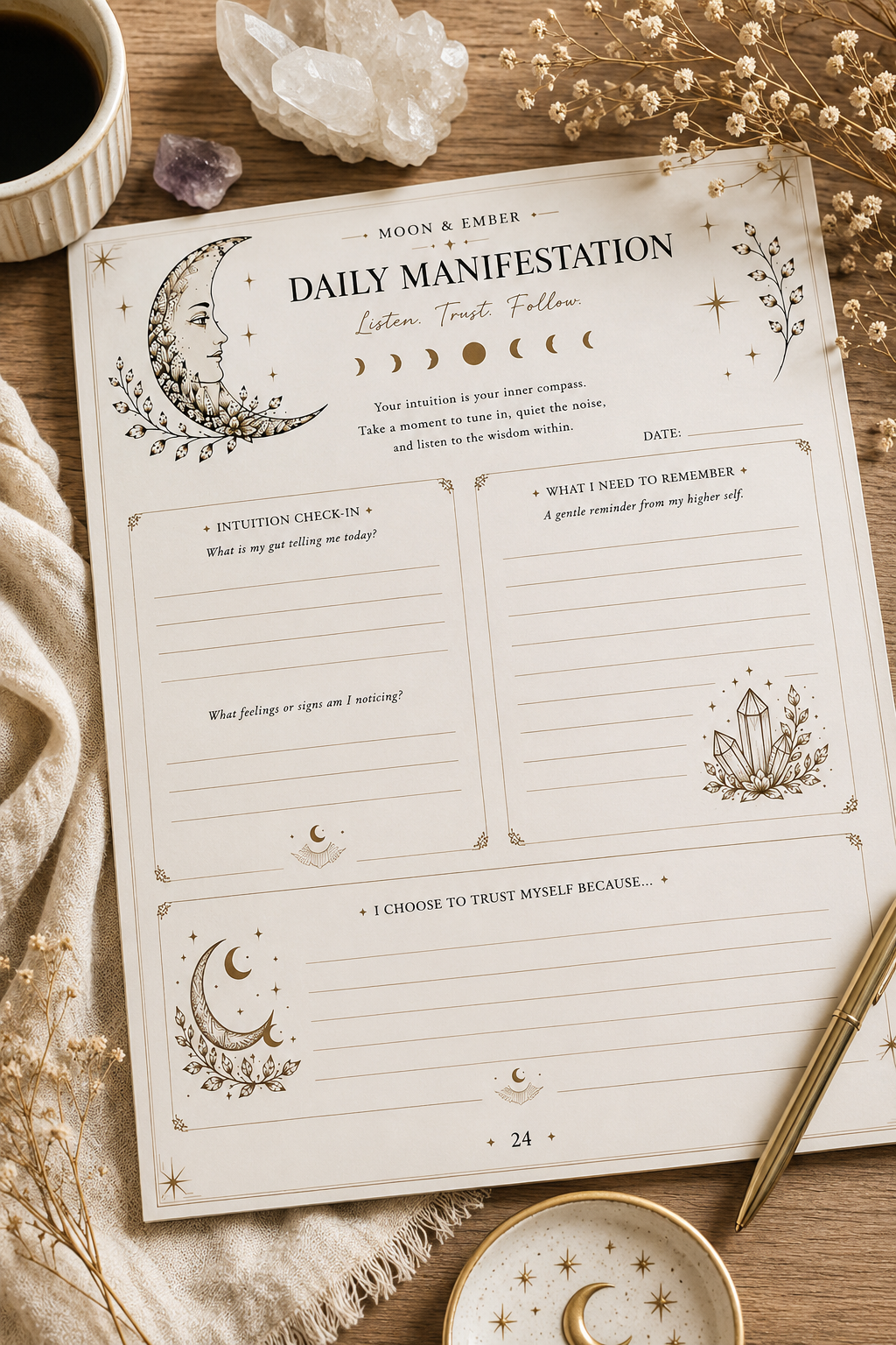 Daily Manifestation Journal | Printable PDF