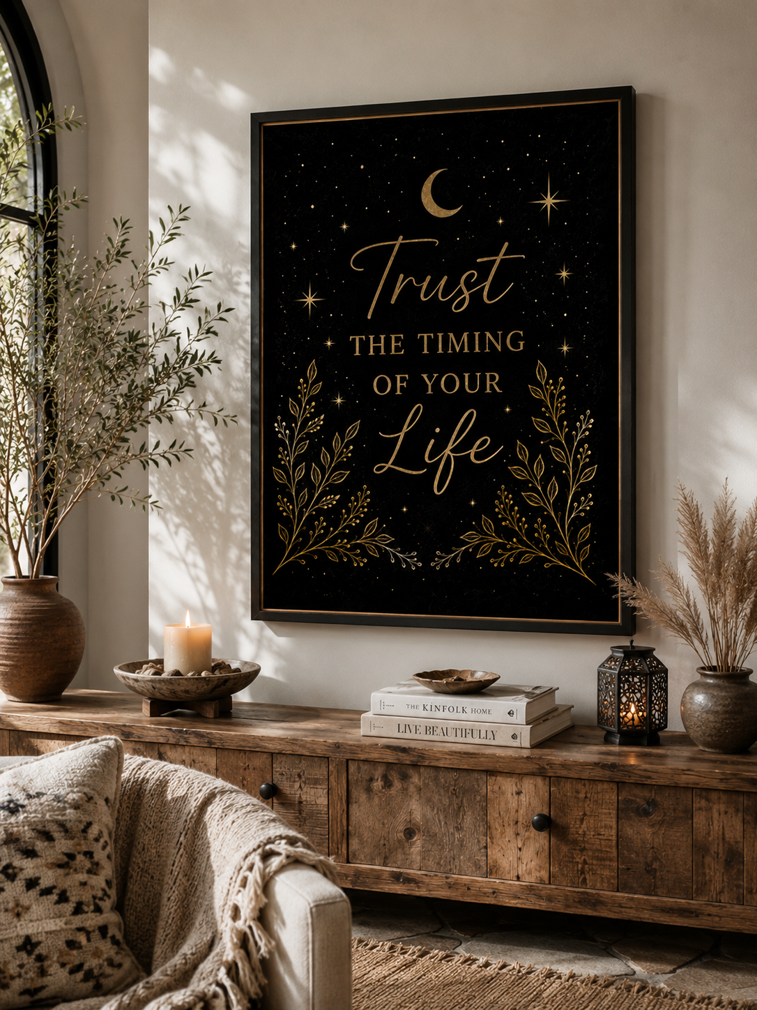 Trust the Timing of Your Life | Inspirational Printable Wall Art