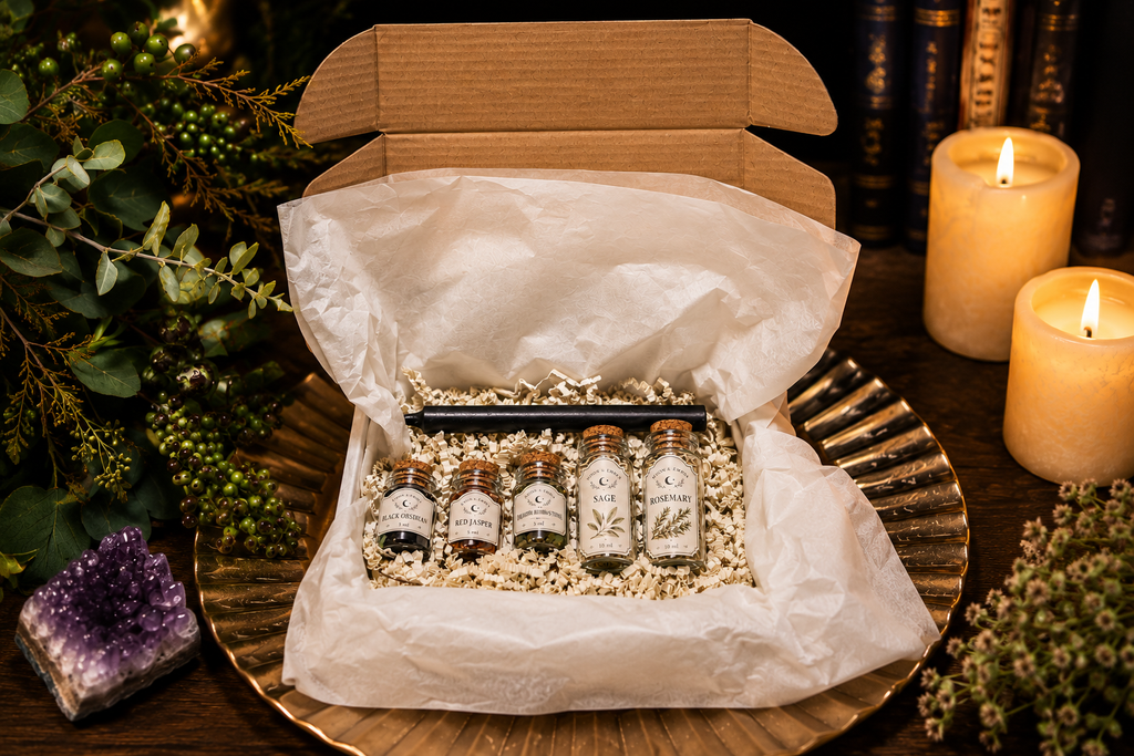 Moon & Ember Protection & Grounding Ritual Collection