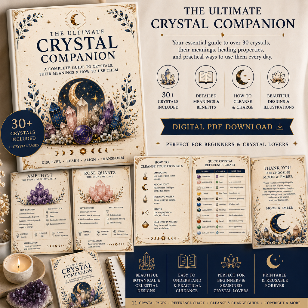 Crystal Companion | Printable Crystal Guide
