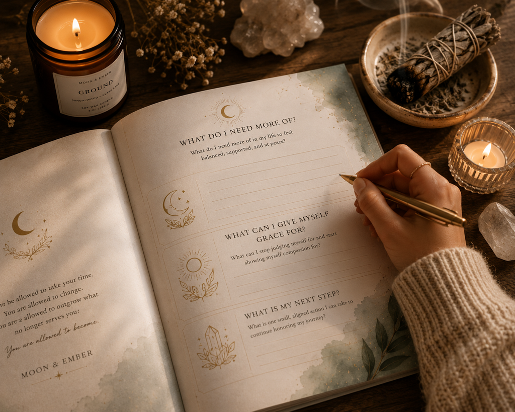 Healing After Trauma Journal | Guided Self-Reflection & Emotional Healing Workbook (Printable PDF)