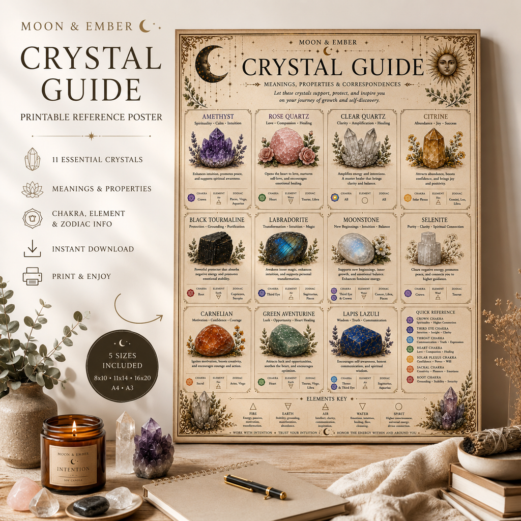 Crystal Reference Poster