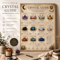 Moon & Ember Crystal Guide | Printable Crystal Reference Poster