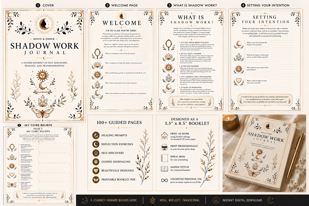 Shadow Work Journal | Printable PDF